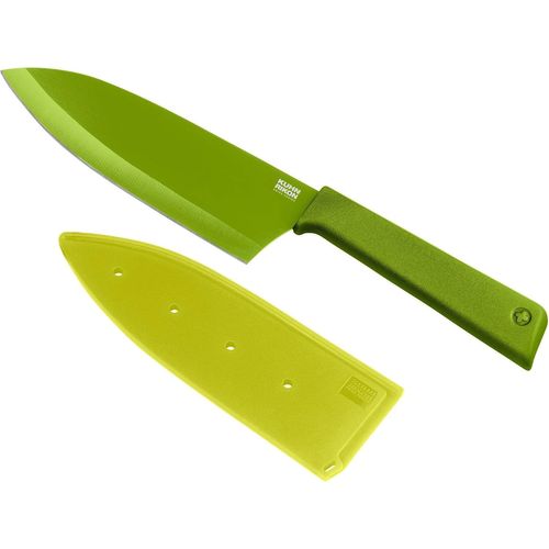 ERSHI-COLORI+ couteau Santoku, vert, 27 cm[1093]