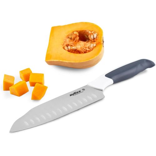 Ershi-E920212 Comfort Couteau De Chef Santoku, 18cm, Lame Japonaise En Acier Inoxydable, Couteau Cuisine, Manche Ergonomique Et An[182]