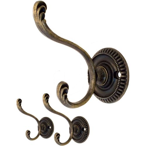 ERSHI-fuxxer - Antique Crochet Crochet crochets porte-manteaux Chapeau Crochet, Fonte Fer laiton bronze design, Chapeau Crochet Vi[1543]