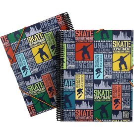 Ershi-| Classeur De 30 Pochettes Transparentes | A4 | Couverture Souple | Spirale Pvc | Collection Design Bits&bobs Pop Up Design [2318]
