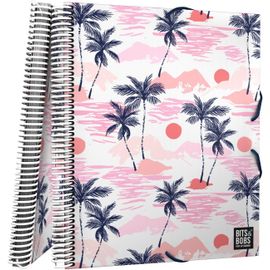 Ershi-| Classeur Scolaire À Pochettes Transparentes | A4 | Couverture Souple | Spirale Pvc | 30 Doublures En Polypropylène | Bits&[2358]