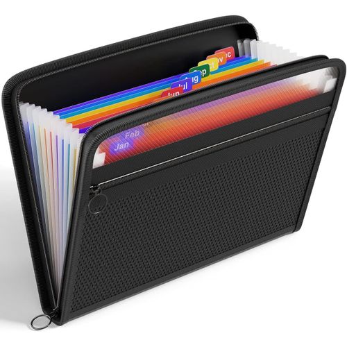 Ershi-13 Poches Extensible Pochettes Pour Documents, A4 Trieur Document Avec Fermeture À Glissière, Coloré Organisateur De Documen[3336]