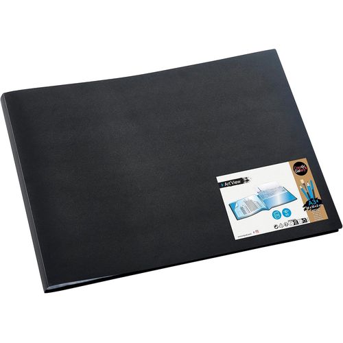 Ershi-- Reliure Grand Format - Protège Document A3 - Porte Vues A3 Format Paysage 60 Vues - 30 Pochettes - Noir[875]