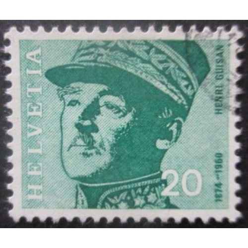 Suisse N°842 Général Henri Guisan Oblitéré