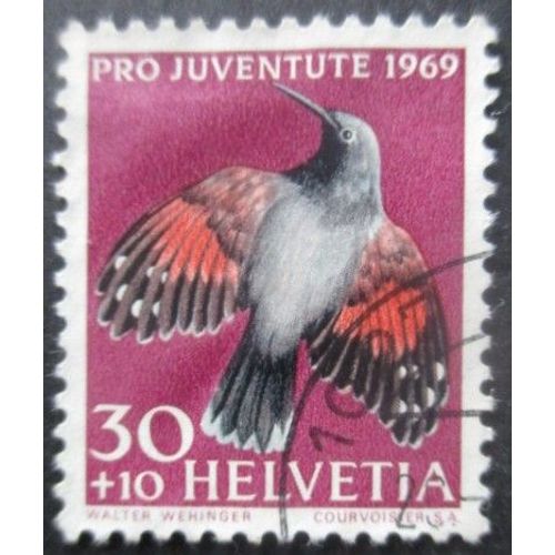 Suisse N°848 Oiseau Oblitéré