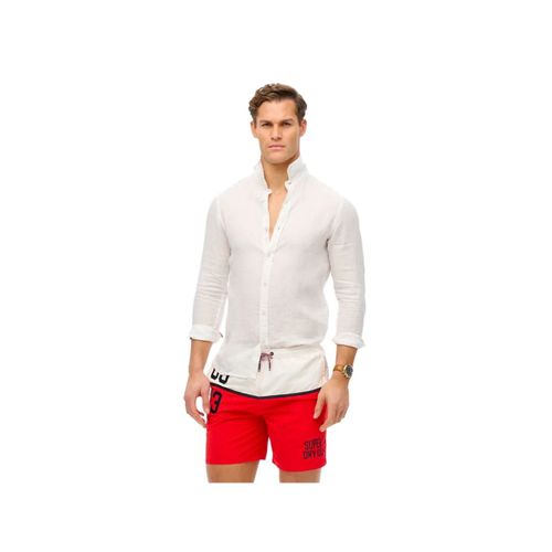 Maillot De Bain Superdry Nautical Homme Rouge