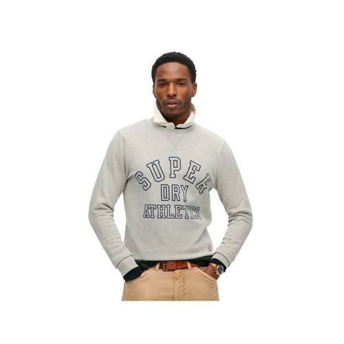 Sweat Superdry Athletic Homme Gris