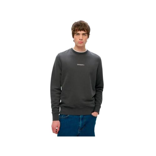 Sweat Superdry Micro Logo Homme Noir