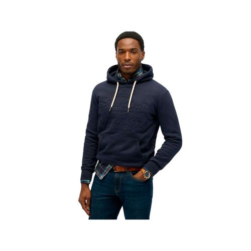 Sweat Superdry Embossed Vl Graphic Homme Bleu