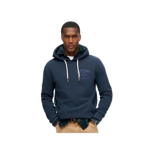 Sweat Superdry Machined Goods Workwear Homme Bleu