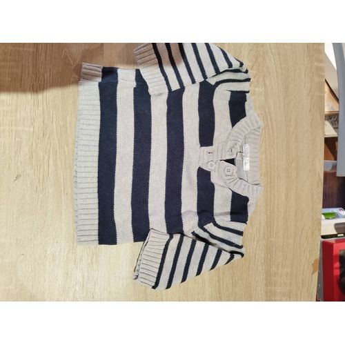 Pull Rayé 6 Mois Kitchoun