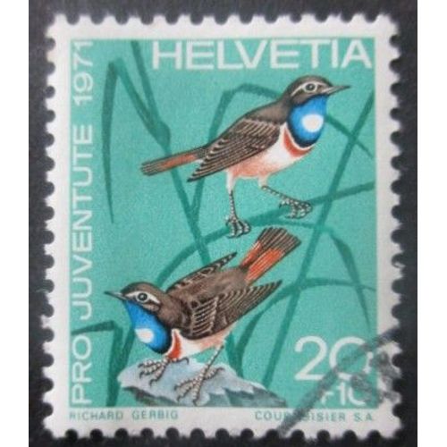 Suisse N°892 Oiseaux Oblitéré