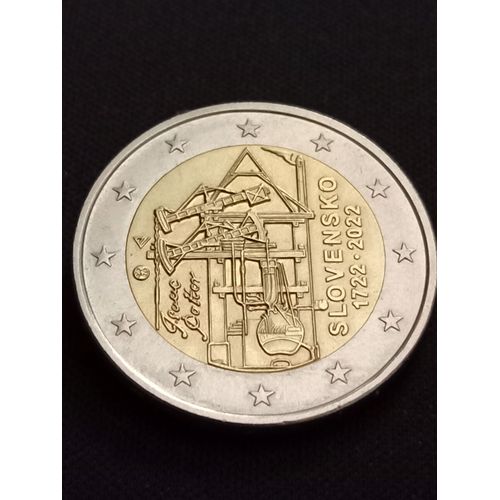 2 Euro 2022 Slovaquie (300 Ans De La Machine A Vapeur)