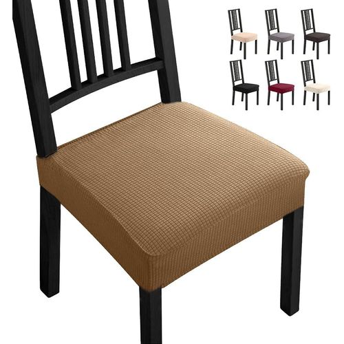 Ershi-Housse De Chaise 6 Pièces Housse De Salle À Manger Pour Un Ajustement Universel - Couverture Spandex Couvertures De Chaise A[641]
