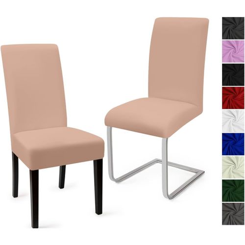 Ershi-Housse De Chaise Salle À Manger 2pcs Housse De Chaise Universel Couverture De Chaise Extensible Housse Chaise Moderne Protec[75]