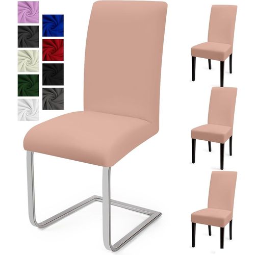 Ershi-Housse De Chaise Salle À Manger 4pcs Housse De Chaise Universel Couverture De Chaise Extensible Housse Chaise Moderne Protec[73]