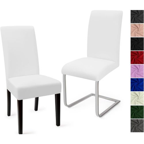 Ershi-Housse De Chaise Salle À Manger 2pcs Housse De Chaise Universel Couverture De Chaise Extensible Housse Chaise Moderne Protec[83]