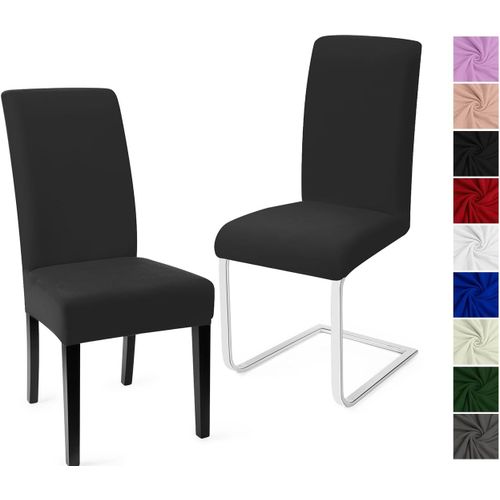 Ershi-Housse De Chaise Salle À Manger 2pcs Housse De Chaise Universel Couverture De Chaise Extensible Housse Chaise Moderne Protec[81]