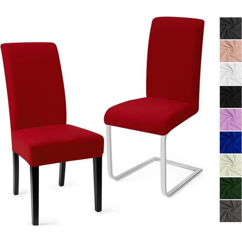 Ershi-Housse De Chaise Salle À Manger 2pcs Housse De Chaise Universel Couverture De Chaise Extensible Housse Chaise Moderne Protec[86]