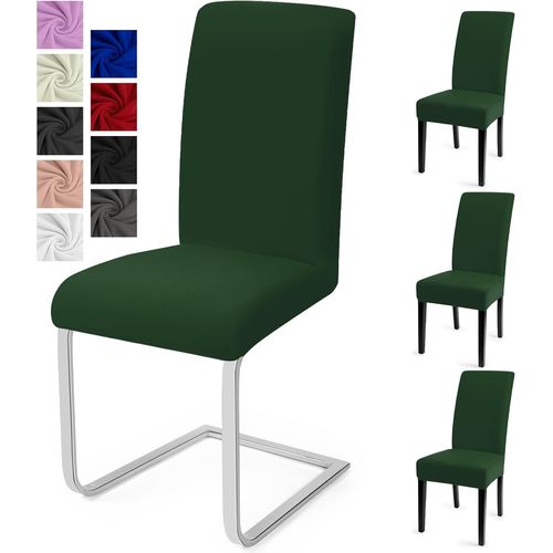 Ershi-Housse De Chaise Salle À Manger 4pcs Housse De Chaise Universel Couverture De Chaise Extensible Housse Chaise Moderne Protec[95]