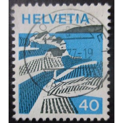 Suisse N°938 Lavaux Oblitéré