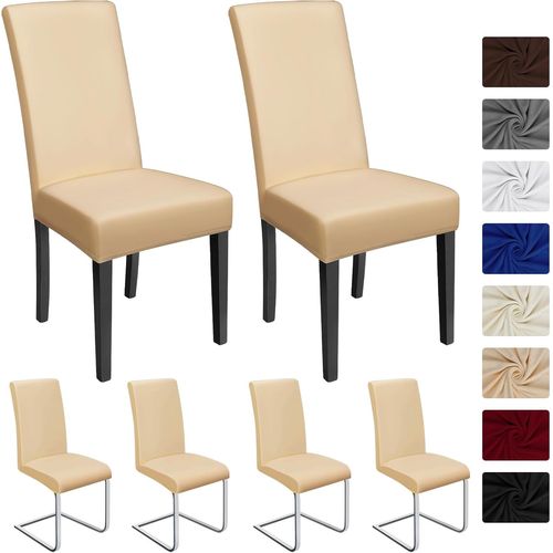Ershi-Housse De Chaise Décor 6 Pièces Housse De Chaise Stretch-Housse Couverture De Chaise De Matériau Spandex Élastique Pour Un A[787]