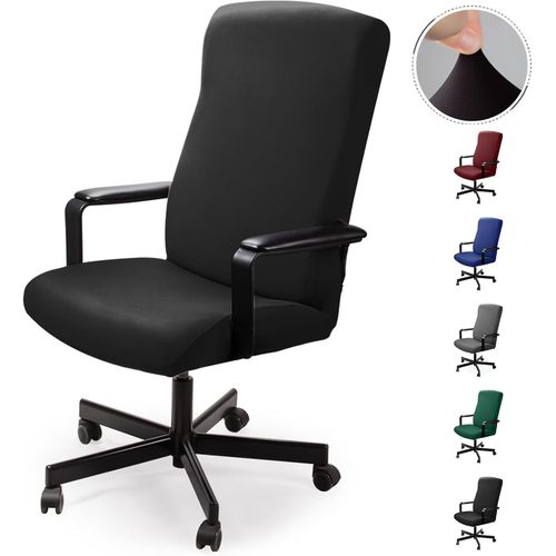 Ershi-Housse De Chaise De Bureau - Housse De Chaise De Bureau Pivotante - Moderne - Élastique Et Lavable - Pour Chaise De Bureau -[1207]