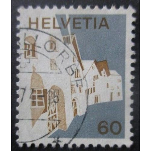 Suisse N°940 Zuoz Oblitéré