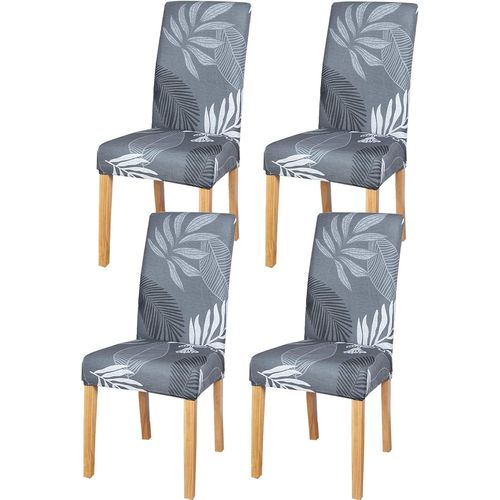 Ershi-Housse De Chaise Salle À Manger Lot De 4 Extensible Couverture De Chaise En Polyester Moderne Housse De Salle À Manger Lavab[801]
