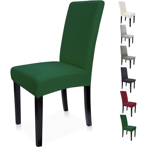 Ershi-Housse De Chaise 4 Pièces,Housse Chaise Universel Extensible Amovible Lavable Moderne Pour Protéger, Habiller Et Rénover Des[832]