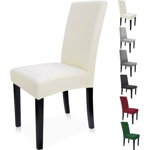 Ershi-Housse De Chaise 4 Pièces,Housse Chaise Universel Extensible Amovible Lavable Moderne Pour Protéger, Habiller Et Rénover Des[831]