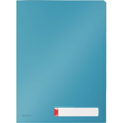 Ershi-Chemise De Confidentialité A4 À Compartiments, Plastique, Capacité 40 Feuilles, Lot De Trois, Cosy, Bleu, 47160061[745]