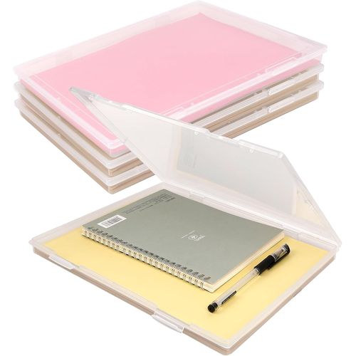 Ershi-Porte Documents A4,4pcs A4 Organiseur Transparent De Documents Pour Documents,Organisateur De Documents Portables,Organiseur[1787]