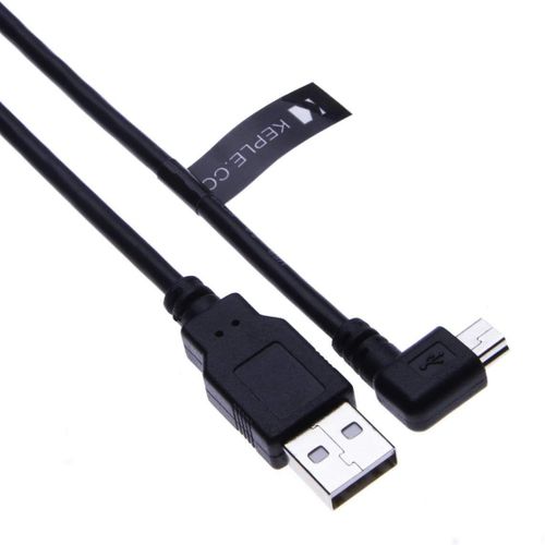 Kalanka-Angle Droit Mini Usb Câble Usb A Vers Mini Usb Chargeur Cordon Compatible Avec Garmin Nuvi 200 / 200w / 205 / 205w / 250 / 250w / 255 / 255w / 260 / 260w