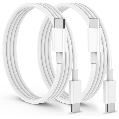 KALANKA-Pack de 2 Câbles USB C 2m vers Cable USB-C Charge Rapide 4.0 Chargeur 60W Type C Câble pour iPhone 16 15 Samsung S25/S24 Ultra A55 A35 iPad Air MacBook Pro Google Pixel 9/8/Xiaomi Switch PS5