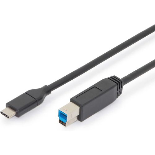 KALANKA-ASSMANN Electronic AK-300149-018-S câble USB 1,8 m USB 2.0 USB C USB B Noir