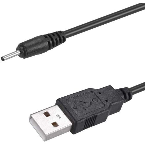 KALANKA-Câble USB vers DC 2,0 mm, 50 cm USB Type A mâle vers DC 2,0 mm x 0,6 mm 5 V DC Barrel Jack adaptateur d'alimentation connecteur câble de charge