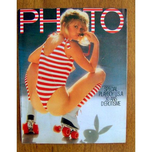 Photo  N° 202 : Playboy: Hugh Hefner (8p) / Stars Nues: Tremplin (1p) / Birkin (1p) / Raquel Welch (1p) / Ursula Andress (1p) Playmates (16p) Gros Seins (10p) Les Fesses (10p) Les Caresses (10p)....