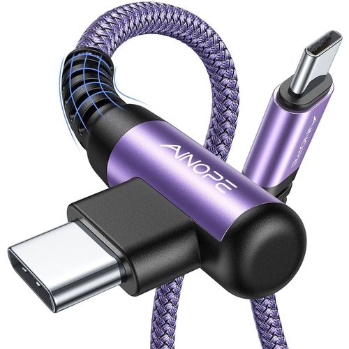 KALANKA-Lot de 2 câbles USB C vers USB C 60 W, 3 m Viola