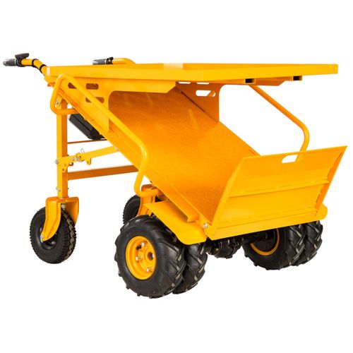 Diable électrique 400 kg 4 roues motrices largeur 940 mm avec plateau MW Tools ES400B1