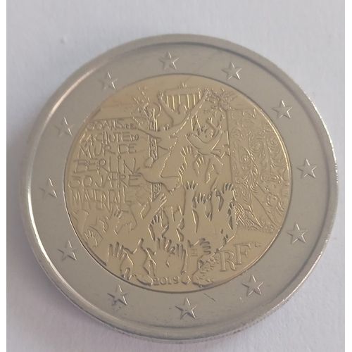 Pièce 2 Euro - France - Commémorative - 2019 - 30 Ans Chute Du Mur De Berlin
