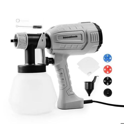 Pistolet à peinture électrique Spraint InnovaGoods 1 L 500 W PISTOLET A PEINTURE - STATION DE PEINTURE - KIT AEROGRAPHIE