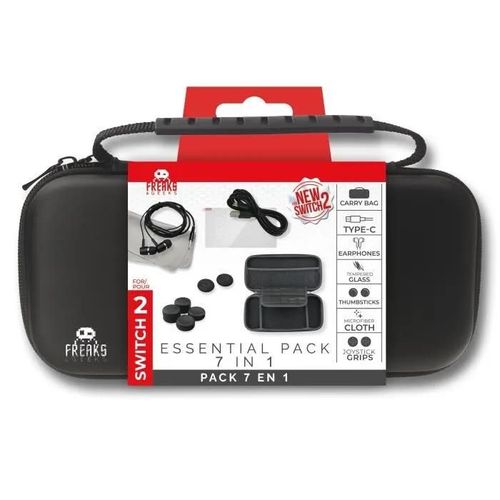 Kit D'accessoires - Freaks And Geeks - Nintendo Switch 2 - Sacoche 7-En-1