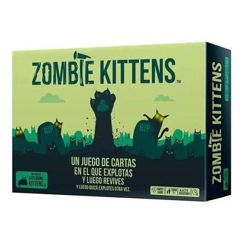 Jeu De Plateau - Asmodee - Zombie Kittens - Version Espagnole - Multicolore - Pour Enfants