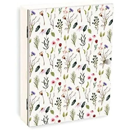 Armoire À Clés - Versa - Multicolore - Bois D'ingénierie - Pratique Et Esthétique - Intérieur