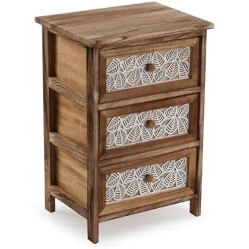 Commode - Versa - Leaf - Bois - Multicolore - 61 X 32 X 43 Cm