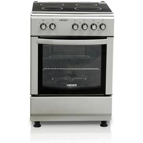 Cuisinière Vitroceramique - HAEGER - GC-SV6.016A - 4 Brûleurs - 60 cm - Électrique