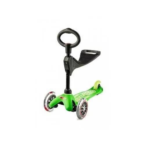 Trottinette - Micro - Mini Micro Deluxe 3 En 1 - Vert Anodisé - 3 Roues - Pour Enfants Dès 2 Ans