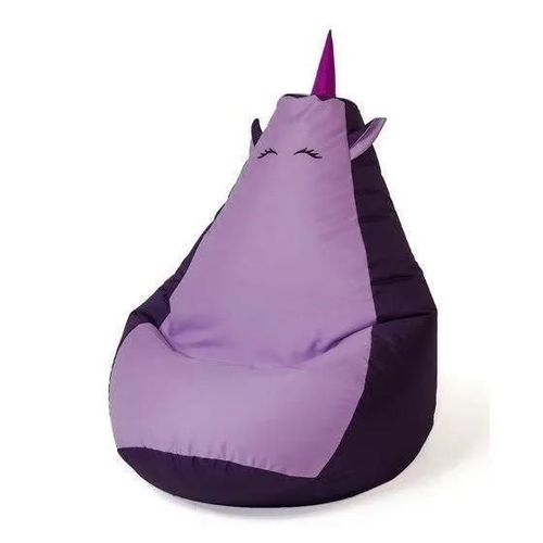 Go Gift Sac Sako Pouffe Licorne Violet Clair Xl 130 X 90 Cm - 5905359298397