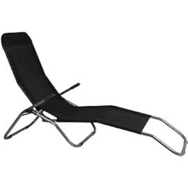 Chaise Longue - Lifetime - Noir - Plastique - Pliable - Léger Et Portable